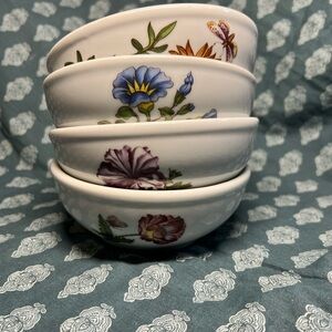 Vintage Porcelain BIA Cordon Blue all purpose bowl set of 4